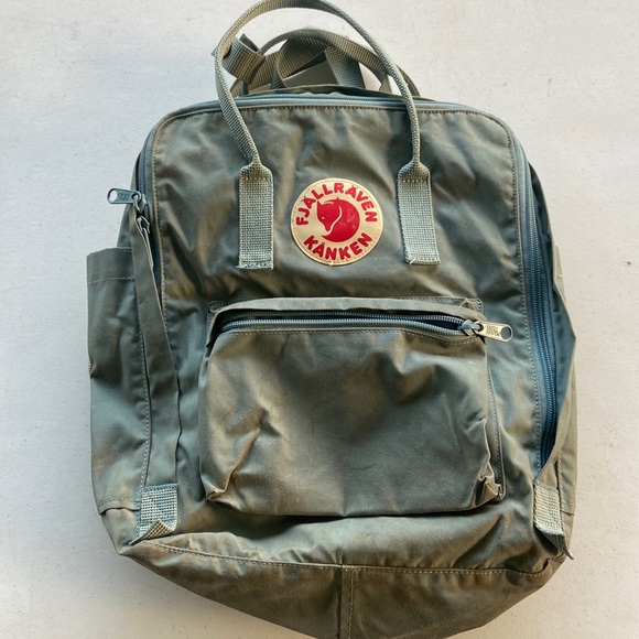 Fjallraven Handbags - Fjallraven Kanken Backpack Blue Climate Hiking Outdoor Vinyal